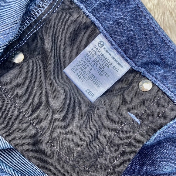 AG Adriano Goldschmied Lowrise Med Wash Legging Super Skinny Jeans Size 26 - Picture 13 of 16